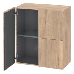 Duravit L-Cube Halbhochschrank Echtholzfurnier 363x700x800mm Eiche Marmoriert Matt... DURAVIT-LC117705555 4067116355901 (Abb. 1)