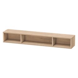 Duravit L-Cube Regalelement Wandmontage 140x800x120mm, Eiche Marmoriert 3 oF mit B... DURAVIT-LC120005555 4067116355505 (Abb. 1)