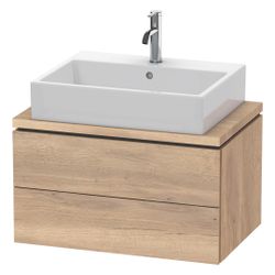 Duravit L-Cube Konsolenwaschtischunterbau wandh 477x720x400mm Compact, Eiche Marmo... DURAVIT-LC580605555 4067116354737 (Abb. 1)