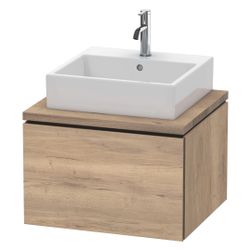 Duravit L-Cube Konsolenwaschtischunterbau wandh. 547x620x400mm ohne KSP Eiche Marm... DURAVIT-LC581005555 4067116354638 (Abb. 1)