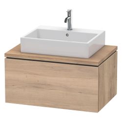 Duravit L-Cube Konsolenwaschtischunterbau wandh. 547x820x400mm ohne KSP Eiche Marm... DURAVIT-LC581205555 4067116354485 (Abb. 1)