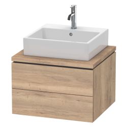 Duravit L-Cube Konsolenwaschtischunterbau wandh. 547x620x400mm ohne KSP Eiche Marm... DURAVIT-LC581505555 4067116354409 (Abb. 1)