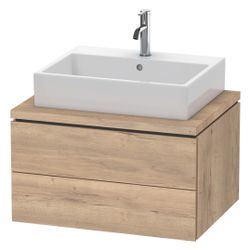 Duravit L-Cube Konsolenwaschtischunterbau wandh. 547x720x400mm ohne KSP Eiche Marm... DURAVIT-LC581605555 4067116354379 (Abb. 1)