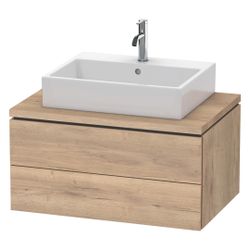 Duravit L-Cube Konsolenwaschtischunterbau wandh. 547x820x400mm ohne KSP Eiche Marm... DURAVIT-LC581705555 4067116354348 (Abb. 1)