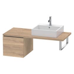 Duravit L-Cube Unterschrank für Konsole 547x420x400mm 1 Auszug Eiche Marmoriert Ma... DURAVIT-LC583105555 4067116354249 (Abb. 1)