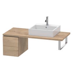 Duravit Unterschrank Echtholzfurnier, 547x320x400mm 2 SK, mittig, mit KSP, Eiche M... DURAVIT-LC583505555 4067116354133 (Abb. 1)