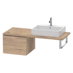 Duravit L-Cube Unterschrank für Konsole 547x520x400mm 2 Schubkästen mit KSP Eiche ... DURAVIT-LC583705555 4067116354072 (Abb. 1)