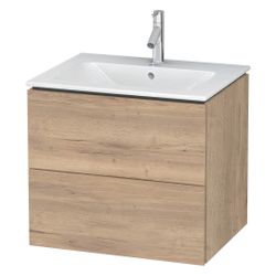 Duravit L-Cube Waschtischunterbau wandh. 481x620x550mm Eiche Marmoriert Matt, Grif... DURAVIT-LC624005555 4067116352986 (Abb. 1)