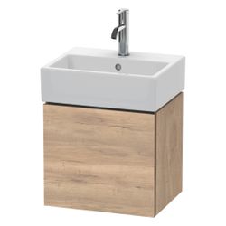 Duravit L-Cube Waschtischunterbau wandh. 341x434x400mm L, Eiche Marmoriert Matt, G... DURAVIT-LC6245L5555 4067116352870 (Abb. 1)