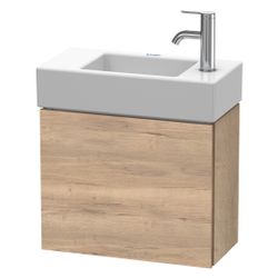 Duravit L-Cube Waschtischunterbau wandh. 240x480x400mm L, Eiche Marmoriert Matt, G... DURAVIT-LC6246L5555 4067116352696 (Abb. 1)