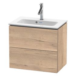Duravit L-Cube Waschtischunterbau wandh. 391x620x550mm Compact, Eiche Marmoriert M... DURAVIT-LC625605555 4067116352634 (Abb. 1)