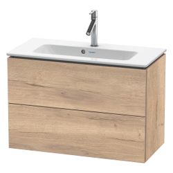 Duravit L-Cube Waschtischunterbau wandh. 391x820x550mm Compact, Eiche Marmoriert M... DURAVIT-LC625705555 4067116352610 (Abb. 1)