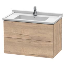 Duravit L-Cube Waschtischunterbau wandh. 469x820x558mm Eiche Marmoriert Matt, Grif... DURAVIT-LC626505555 4067116352511 (Abb. 1)