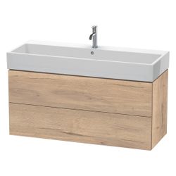 Duravit L-Cube Waschtischunterbau wandh. 459x1184x544mm Eiche Marmoriert Matt, Gri... DURAVIT-LC627905555 4067116352238 (Abb. 1)