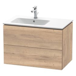 Duravit L-Cube Waschtischunterbau wandh. 481x820x550mm Eiche Marmoriert Matt, Grif... DURAVIT-LC629105555 4067116352108 (Abb. 1)