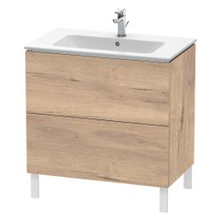 Duravit L-Cube Waschtischunterbau bodenst. 481x820x704mm Eiche Marmoriert Matt, Gr... DURAVIT-LC662605555 4067116351781 (Abb. 1)