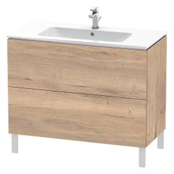 Duravit L-Cube Waschtischunterbau bodenst. 481x1020x704mm Eiche Marmoriert Matt Gr... DURAVIT-LC662705555 4067116351750 (Abb. 1)