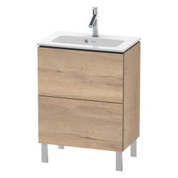 Duravit L-Cube Waschtischunterbau bodenst. 391x620x704mm Eiche Marmoriert Matt, Gr... DURAVIT-LC667305555 4067116351668 (Abb. 1)
