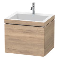 Duravit L-Cube Waschtisch-Set C-bonded wh Dekor, 480x600x500mm, Eiche Marmoriert, ... DURAVIT-LC6916O5555 4067116351583 (Abb. 1)