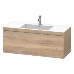 Duravit L-Cube Waschtisch-Set C-bonded wh Dekor, 480x1200x500mm, Eiche Marmoriert,... DURAVIT-LC6919O5555 4067116351224 (Abb. 1)