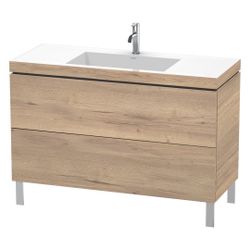 Duravit L-Cube Waschtisch-Set C-bonded bodenst. Dekor, 480x1200x698mm, Eiche Marmo... DURAVIT-LC6939O5555 4067116350821 (Abb. 1)