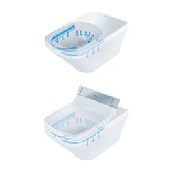 Duravit DuraStyle Wand-WC für Dusch-WC-Sitz 620x376x355mm, Weiß Hochglanz, 4,5l, Ti... DURAVIT-2537590000 4021534854453 (Abb. 1)