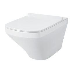 Duravit DuraStyle Wand-WC 540x370x355mm, Weiß Hochglanz, 4,5l, Tiefspüler, rimless,... DURAVIT-2551090000 4021534952791 (Abb. 1)