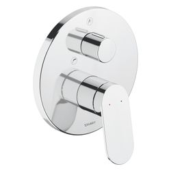 Duravit Wave Einhebel-Wannenmischer Unterputz, 2 Verbraucher, Chrom, 22,5l/min, R... DURAVIT-WA5210018010 4067116383621 (Abb. 1)