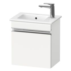 Duravit Sivida Waschtischunterbau wandh. 287x400x443mm, L, Chrom/Mattweiß, Gri... DURAVIT-SV4642L10180000 4067116383263 (Abb. 1)
