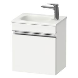 Duravit Sivida Waschtischunterbau wandh 295x400x440mm R, Mattweiß, Griffleiste... DURAVIT-SV4649R10180000 4067116393712 (Abb. 1)