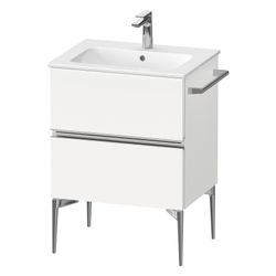 Duravit Sivida Waschtischunterbau bodenstehend 477x610x591mm, Mattweiß, Griffl... DURAVIT-SV4643010180000 4067116383485 (Abb. 1)