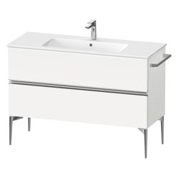 Duravit Sivida Waschtischunterbau bodenstehend 477x1210x591mm, Mattweiß, Griff... DURAVIT-SV4646010180000 4067116392180 (Abb. 1)