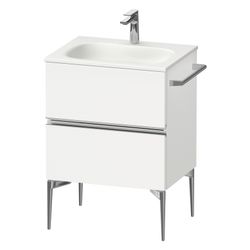 Duravit Sivida Waschtischunterbau bodenstehend 477x610x592mm, Mattweiß, Griffl... DURAVIT-SV4650010180000 4067116383508 (Abb. 1)