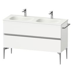 Duravit Sivida Waschtischunterbau bodenstehend 477x1280x592mm, Mattweiß, Griff... DURAVIT-SV4654010180000 4067116396010 (Abb. 1)