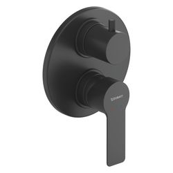 Duravit D-Code Einhebelmischer Unterputz Set, Anzahl Verbraucher 2, Mattschwarz, ... DURAVIT-DC5210008046 4067116367904 (Abb. 1)