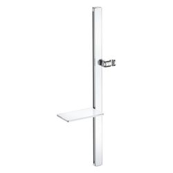Duravit Brausestange mit Ablage 800mm, Handbrausehalterung höhenverstellbar, Chro... DURAVIT-UV0600015005 4067116374902 (Abb. 1)
