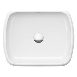 Duravit Qatego Aufsatzbecken 500mm, Weiß Hochglanz, ohne Überlauf und HLB, RW glasi... DURAVIT-2384500079 4067116330939 (Abb. 1)