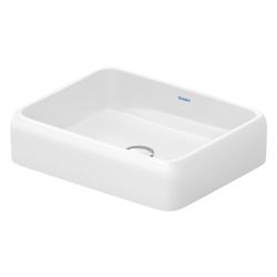 Duravit Qatego Aufsatzbecken 500mm, Weiß Hochglanz, ohne Überlauf/HL und HLB, RW gl... DURAVIT-2383500079 4067116323016 (Abb. 1)