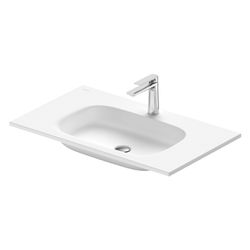 Duravit Sivida Waschtisch 485x820x110mm Weiß Seidenmatt rechteckig 1 Waschplatz/HL ... DURAVIT-2650013200 4067116415889 (Abb. 1)