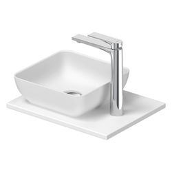 Duravit Sivida Aufsatzbecken mit Konsole 330x410x123mm, Eckig, 1 Becken, 1 Waschpla... DURAVIT-2680233200 4067116417449 (Abb. 1)