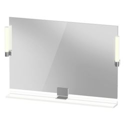 Duravit Sivida Spiegel Wandmontage 36x1050x650mm Mattweiß LED 9W Betätigung Se... DURAVIT-SV7423010180000 4067116406085 (Abb. 1)