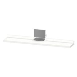 Duravit Sivida Spiegel-Ablage 600x115x35mm Chrom/Mattweiß ohne Konsolenträger... DURAVIT-SV7431010180000 4067116411751 (Abb. 1)