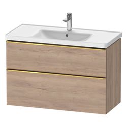 Duravit D-Neo Waschtischunterbau wandhäng. 452x984x625mm Eiche Marmoriert Matt... DURAVIT-DE4356034550000 4067116347302 (Abb. 1)