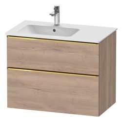 Duravit D-Neo Waschtischunterbau wandhäng. 462x810x625mm Eiche Marmoriert Matt... DURAVIT-DE4366034550000 4067116348576 (Abb. 1)