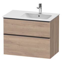 Duravit D-Neo Waschtischunterbau wandh. 462x810x625mm B, Eiche Marmoriert Matt... DURAVIT-DE43670BD550000 4067116348637 (Abb. 1)