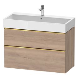Duravit D-Neo Waschtischunterbau wandhäng. 442x984x625mm Eiche Marmoriert Matt... DURAVIT-DE4374034550000 4067116348972 (Abb. 1)