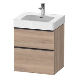 Duravit D-Neo Waschtischunterbau wandh. 452x584x625mm B, Eiche Mar. Matt, Grif... DURAVIT-DE43760BD550000 4067116349108 (Abb. 1)