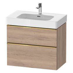 Duravit D-Neo Waschtischunterbau wandhäng. 452x784x625mm Eiche Marmoriert Matt... DURAVIT-DE4377034550000 4067116349146 (Abb. 1)
