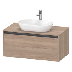 Duravit Ketho.2 Konsolenwaschtischunterbau wandh 550x1000x459mm Eiche Marmorie... DURAVIT-K24886055550000 4067116350319 (Abb. 1)