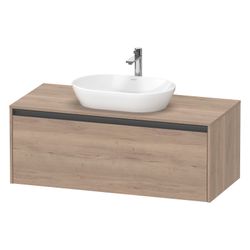 Duravit Ketho.2 Konsolenwaschtischunterbau wandh 550x1200x459mm Eiche Marmorie... DURAVIT-K24887055550000 4067116350425 (Abb. 1)